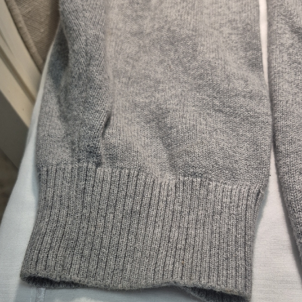 Duluth Trading Co Gray Zip Up Sweater - Picture 7 of 13